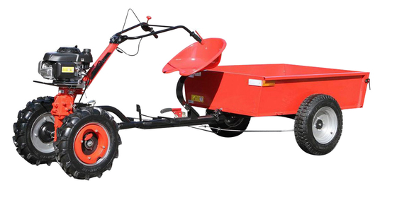 125 کیلوگرم 4 چرخ گاردن ماشین تیلر تک محور 400 کیلوگرم بار تراکتور کوچک دوار تیلر